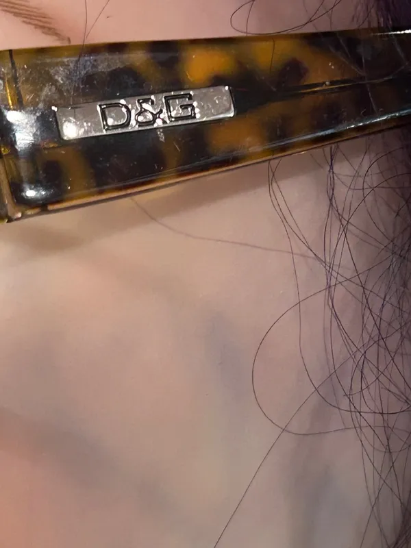Dolce & Gabbana Tortoiseshell Rectangular Glasses Frame Only - Image 3