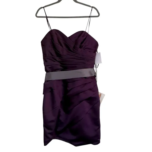 Sorella Vita NWT Cocktail Dress Style 2399 Women’s Size: 12 Color: Aubergine - Image 5