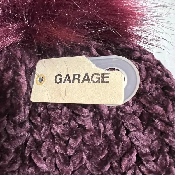 NEW GARAGE Chenille Chunky Knit Beanie w/ Pompom Size O/S Winter Cozy Colorful - Image 3