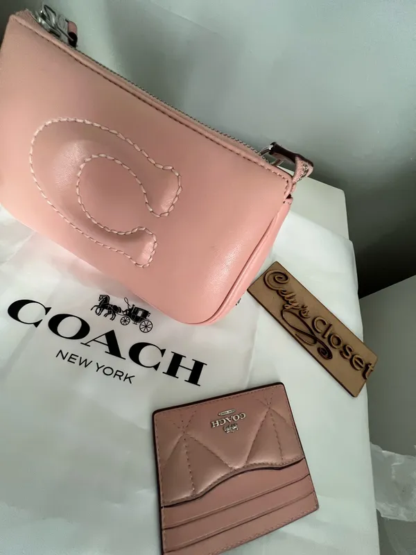Coach Nolita 19 And Matching ID Card Holder - Image 9