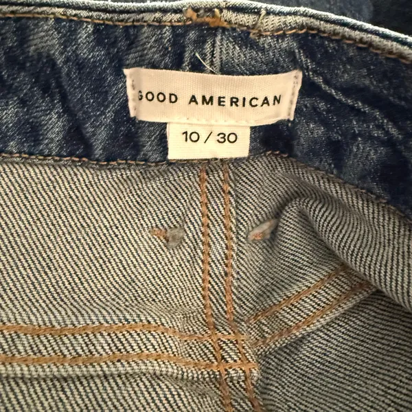 Good American Women’s Skinnyish High Rise Jeans Size 10 - Image 3
