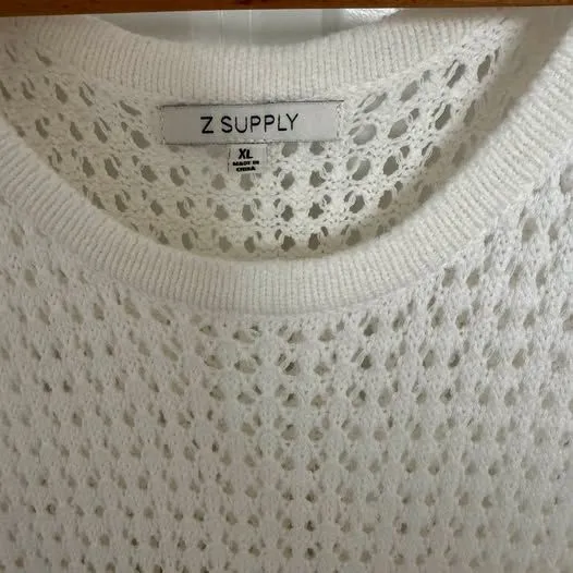 Z Supply Mallorca Crochet Midi Dress size XL - Image 4