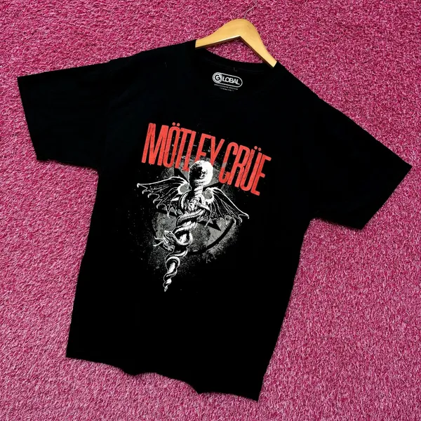 Motley Crue Dr Feel Good Album Cover Art Heavy Metal Tee L - Image 3