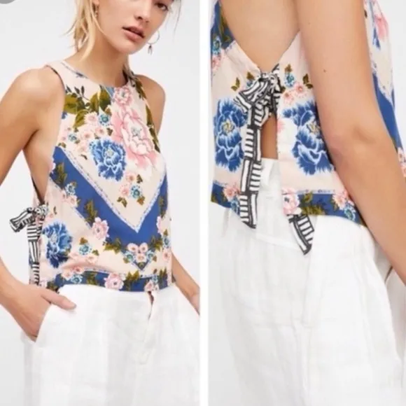 FREE PEOPLE Sweetlove Side‎ Tie Tank Top - Image 2