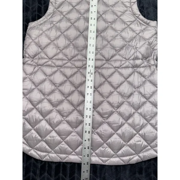 Athleta Women Light Pink Puffer Whisper Featherless Puffy Quilted Size Medium - Image 7