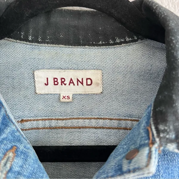 J Brand Bowie Two Tone‎ Jean Jacket - Image 5
