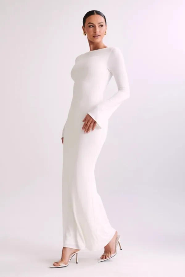 Meshki Slinky Fishtail Maxi Dress - Image 3