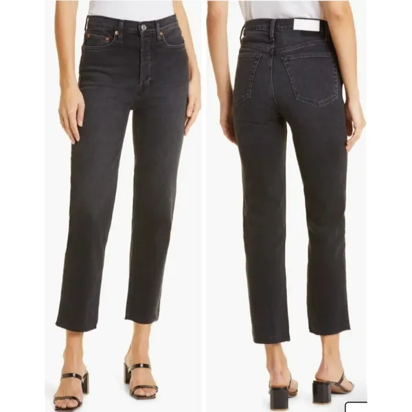 Re Done - 70's Stovepipe Jeans in Black - NWT - Image 5