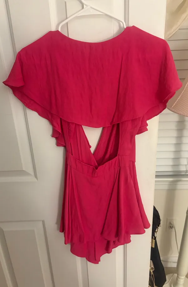 DO+BE Pink Romper Ruffle - Image 5
