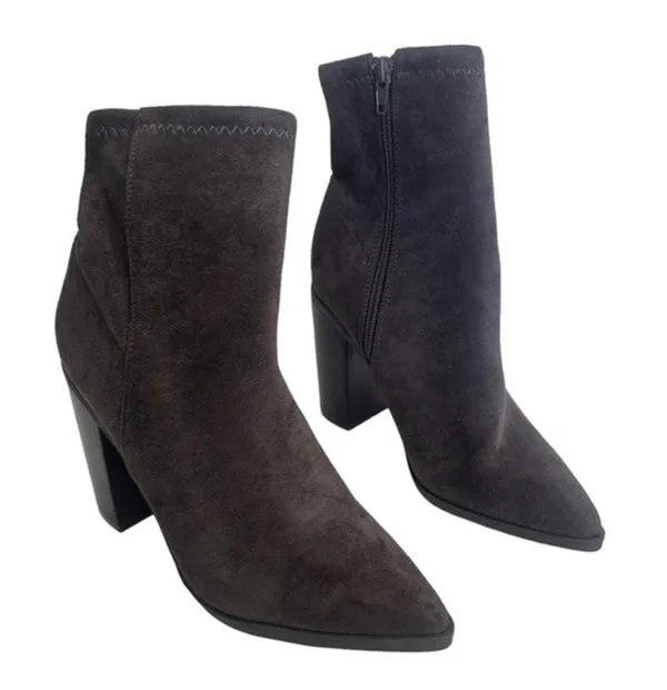 Lulu's Essex Olive faux Suede Midi Calf Boot size‎ 6 - Image 2