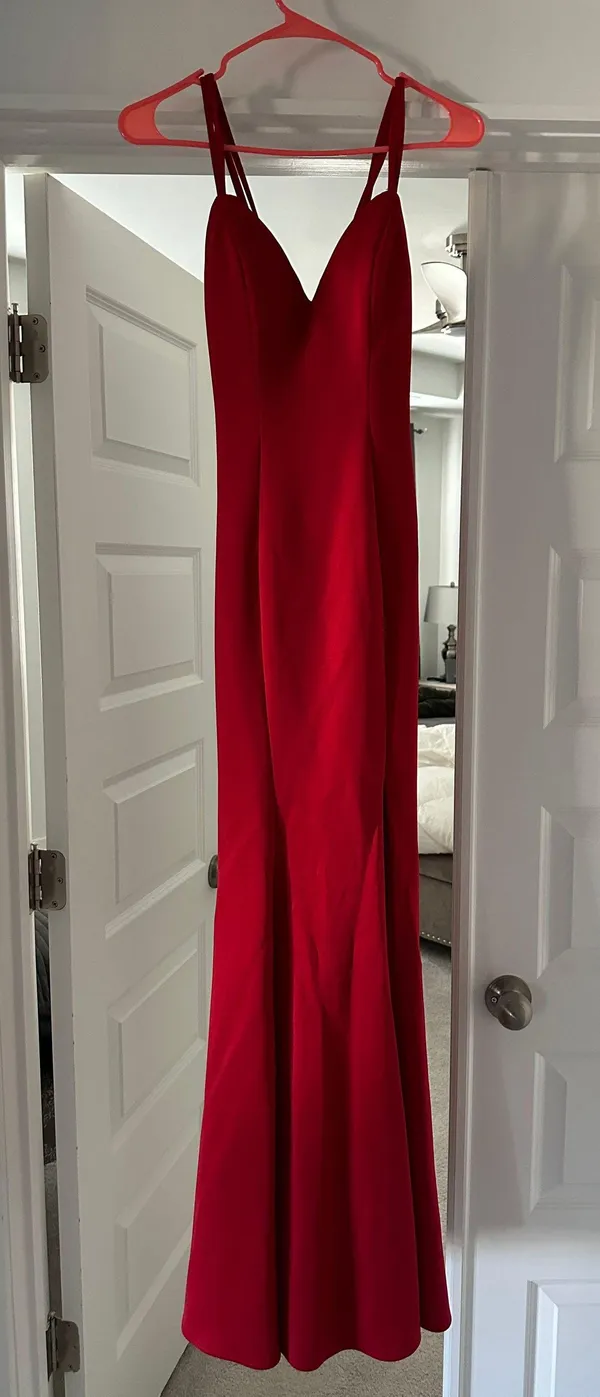 Red Dress Formal Dress - Image 6