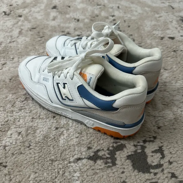 New Balance 550 Sneakers Size 8 - White Mercury Blue - Image 5