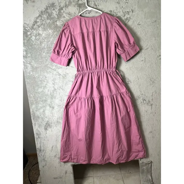 Velvet‎ By Graham & Spencer Lianna Puff Sleeve Midi Dress Romantic Cottagecore M - Image 3