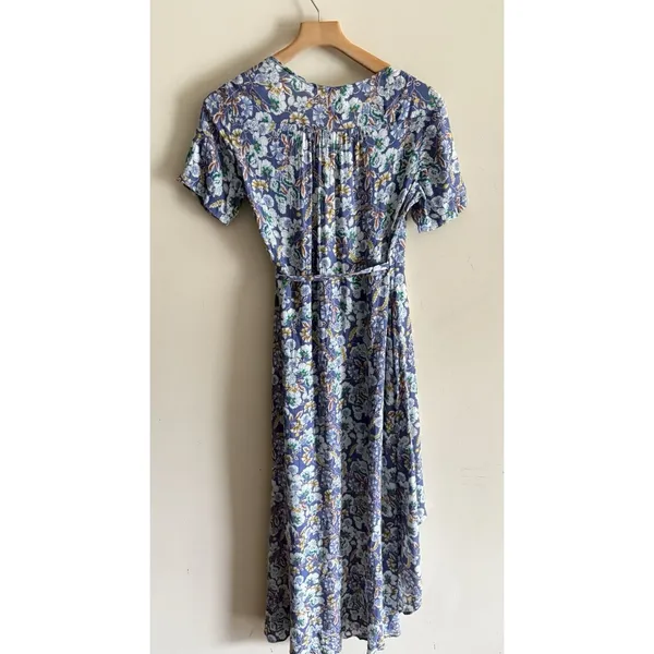 ASTR The Label Floral‎ Wrap Dress XS Hi-low True Wrap Short Sleeve Romantic - Image 6