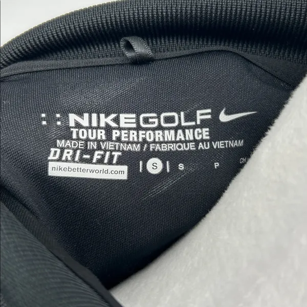 Nike Golf Tour Performance Women's Black Button Down Shirt Size Small - Image 2