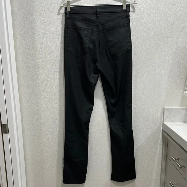 Abercrombie & Fitch 90s Ultra Slim Straight Coated Denim w/slit - Image 6