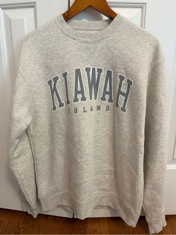 Kiawah Island Gear for Sports big cotton Grey Sweatshirt Size Medium - Image 2