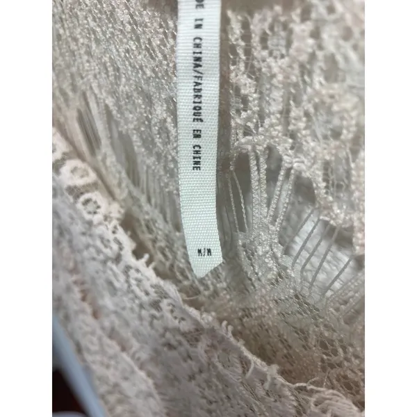 Free People Intimately Delicate Romantic Softgirl Feminine Ivory Lace Slip Dress - Image 5