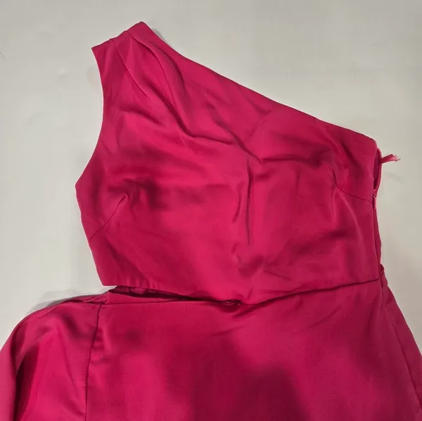 Superdown Crystal Mini Dress in Hot Pink - Image 5