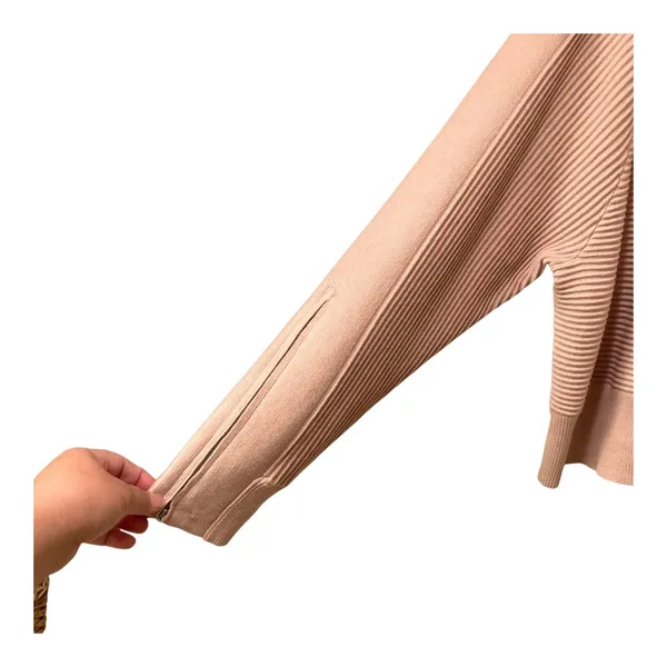 NWT Women's FLX Raglan Ottoman Stitch Pullover Sweater in Ballet Pink Size XXL - Image 6
