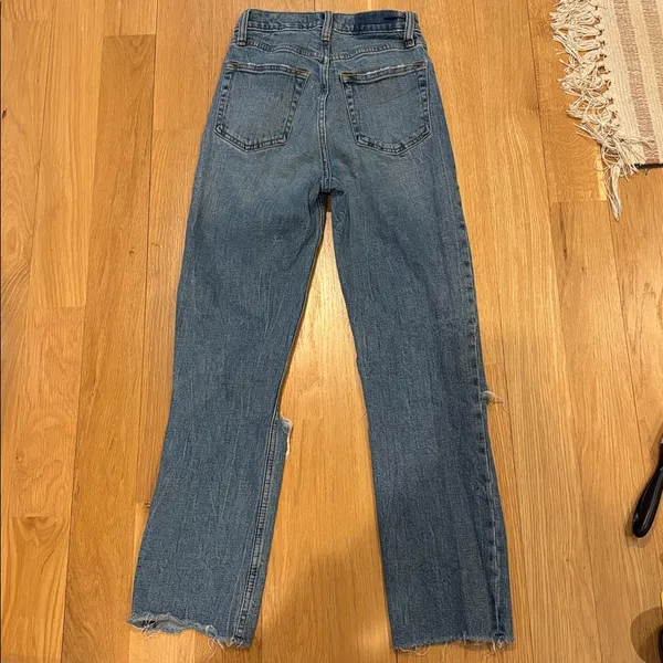 Abercrombie Jeans Curve Love Ankle Straight Ultra High Size 00 - Image 3