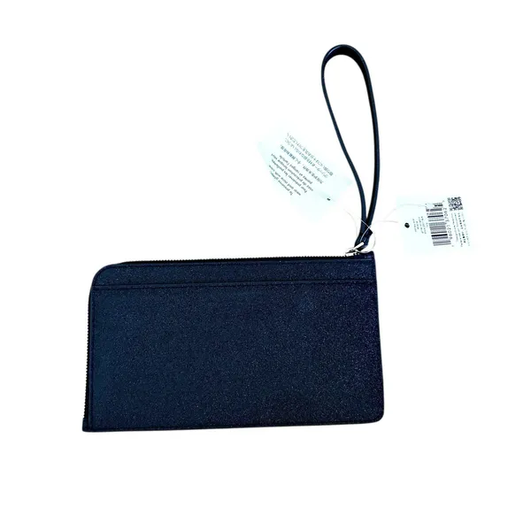 Kate Spade Black Glitter Zip Wallet Wristlet - Image 5