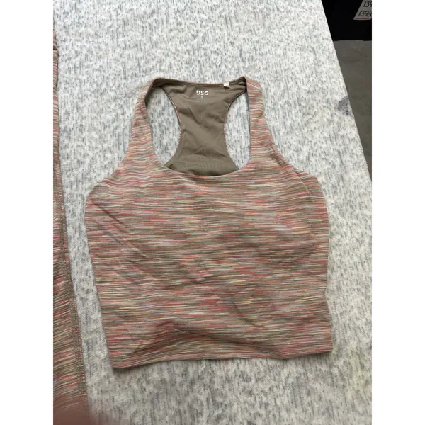 DSG Momentum Womens Tan Spacedye‎ High-Rise 7/8 Legging and Sports Bra Set SMALL - Image 2