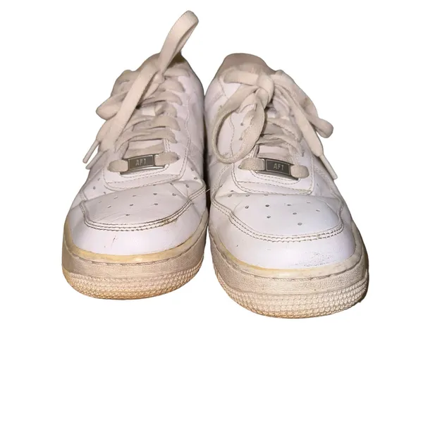 Nike Air Force 1 Low White Leather‎ Sneakers Women's 7.5 Casual Shoes - Image 4