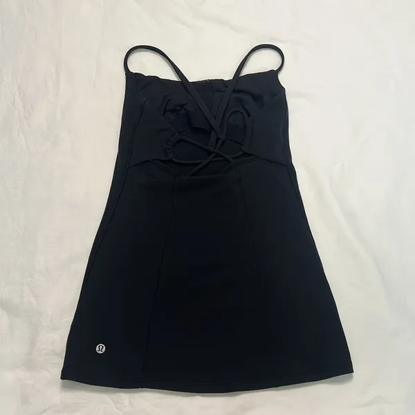 Lululemon Dancing Warrior Tank Top Black Size 2 - Image 2