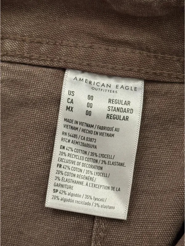 American Eagle Brown Cargo Pants - Image 7