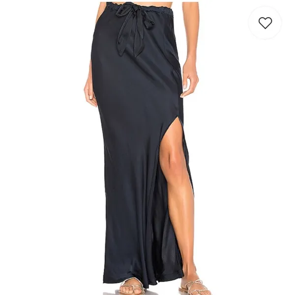 Cali Dreaming Boheme Maxi Skirt in Black Medium - Image 2