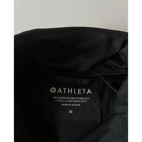 ATHLETA Inlet Quilted Puffer Vest Black Medium - Image 4