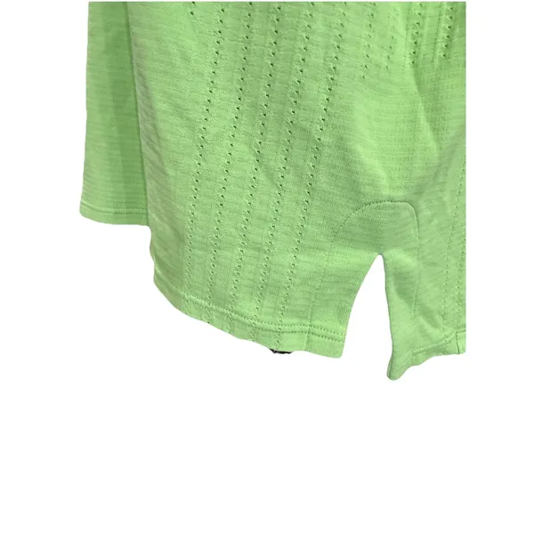 Lululemon Train to Be Tank Top Scream Green Light Relaxed Fit Mesh Size 10⁠ - Image 13