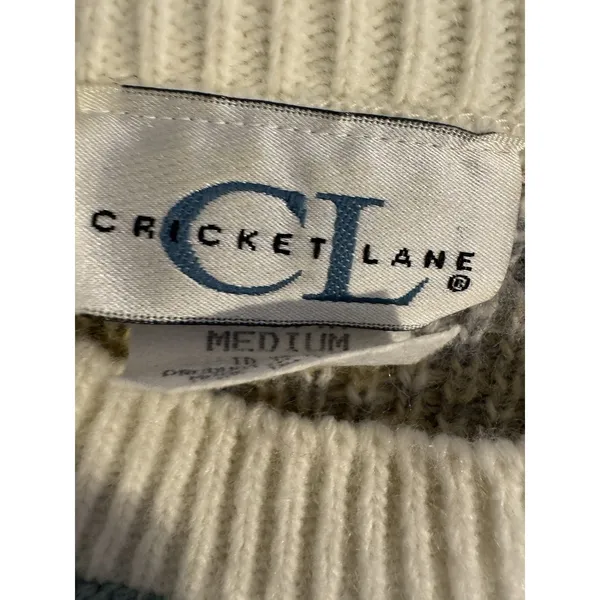 VTG Cricket Lane Floral Sweater Women’s M Grannycore Cottagecore Prairie 1980’s - Image 3