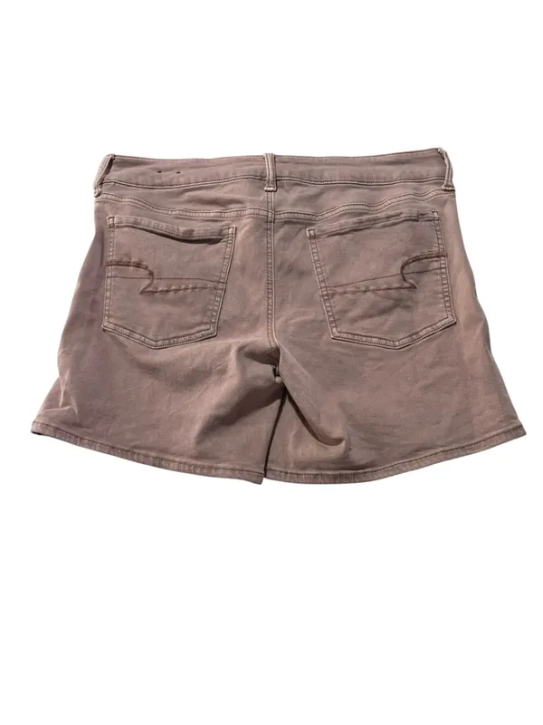American Eagle size 14 midi denim Women’s Mauve pink Jean Shorts - Image 9