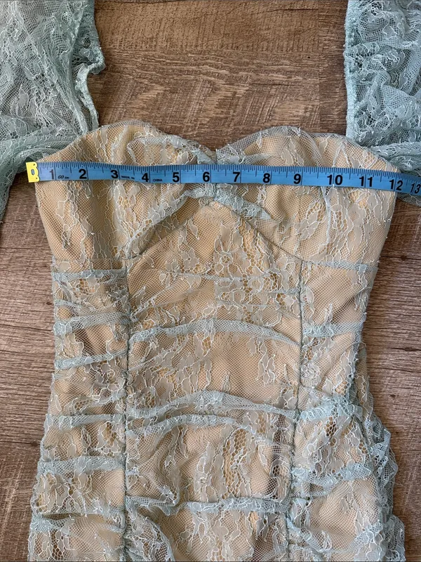MICHAEL COSTELLO x REVOLVE Isadora Mini Dress in Baby Blue Size XS - Image 3