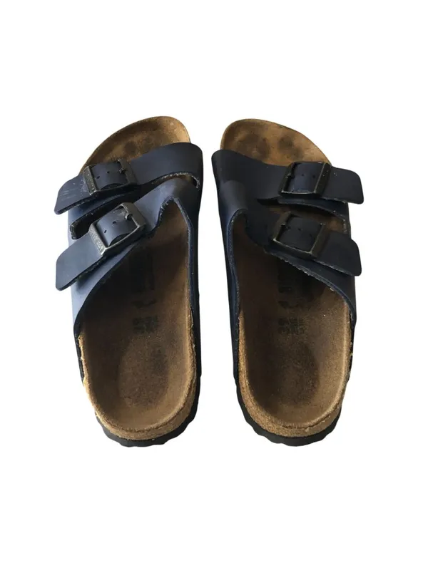 Birkenstock Arizona Navy Blue 39 Narrow Women's Size 8 - Image 4