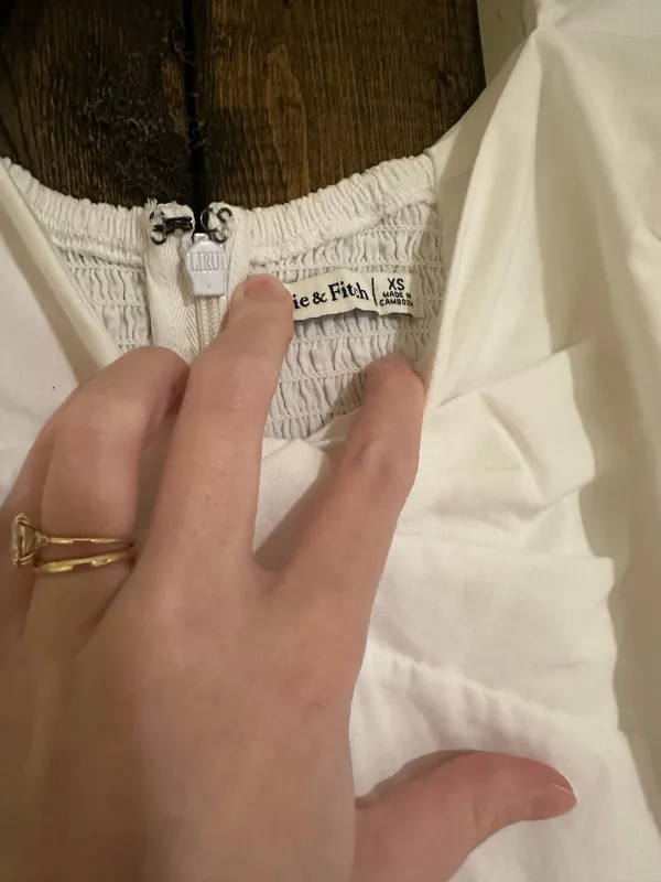 Abercrombie White Dress - Image 3