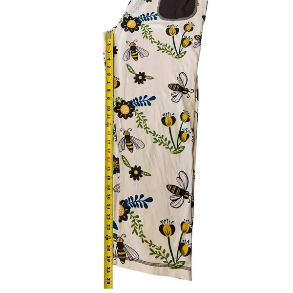 Lazy One Pajama Set Women‎ Size M Gray Queen Bee Graphic Floral Cotton Sleepwear - Image 8