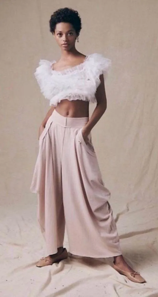 Free People Intimately Summer Slumbers Wide Leg Draped Harem Pants | Size XS - Image 6