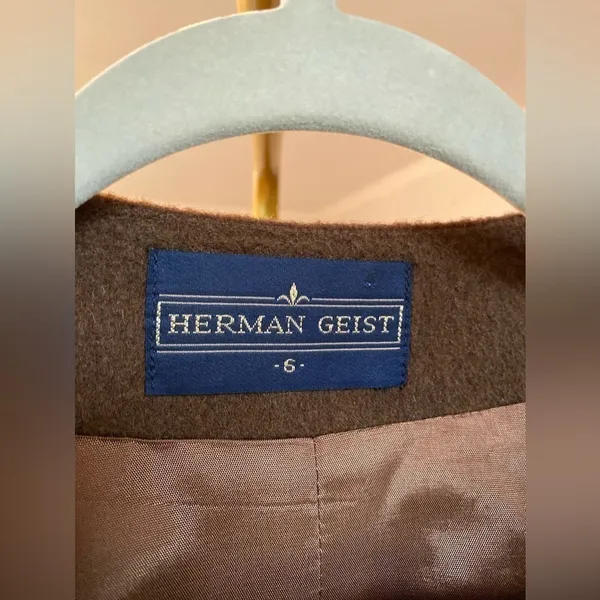 Herman Geist Wool Embroidered Blazer Old Money Royalcore Heritage Quiet Luxury - Image 11
