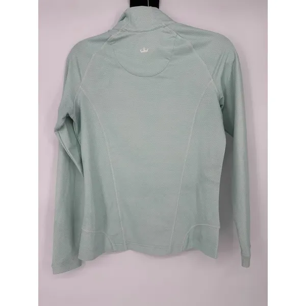 Peter Millar Pullover‎ Women Small Green 1/4 Zip Wicking UPF 50 Golf IDI Gazeley - Image 4