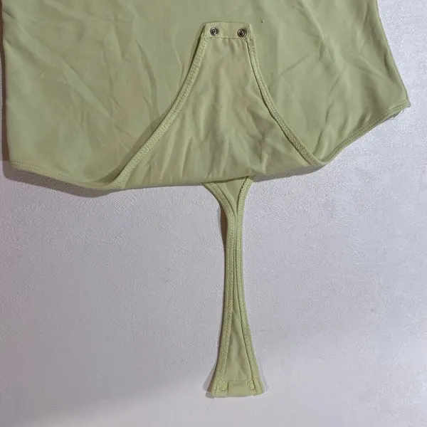 Babaton Aritzia Sage Green Cowl Neck Bodysuit Large Minimalist Tank Top - Image 7