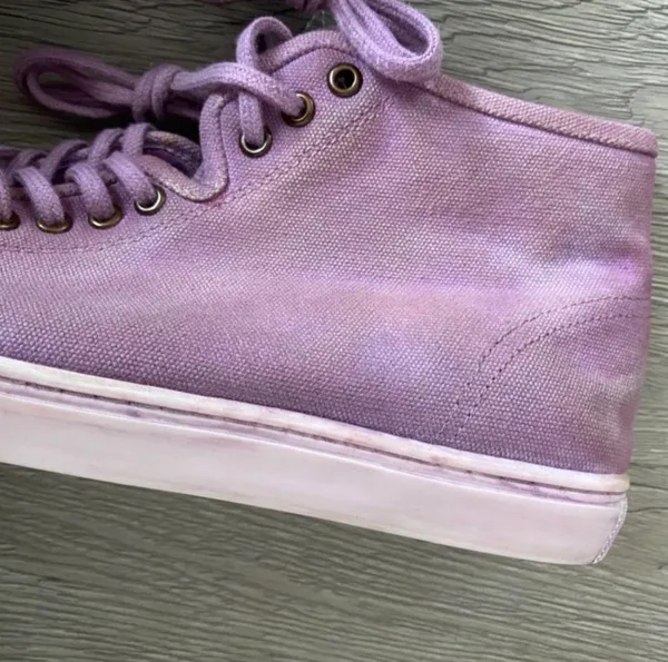 Free People River Run Distressed High Top Sneaker - Image 11