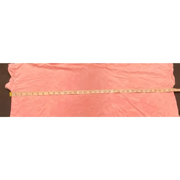 Maronie Pink Slub Cotton Oversized Boxy Tee Made in USA Medium - Image 5