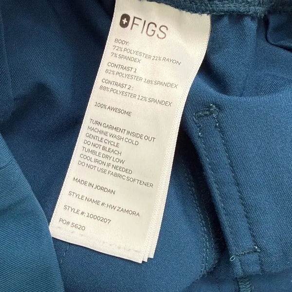 Figs High Waisted Zamora Jogger Limited Edition Alp Blue (Size XS) - Image 8