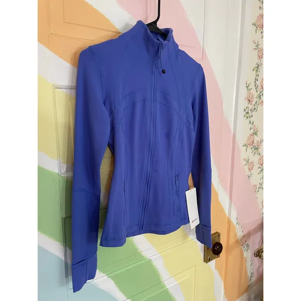Lululemon NWT Define Jacket Luon Periwinkle Blue Size 4 Zip Up Yoga - Image 3