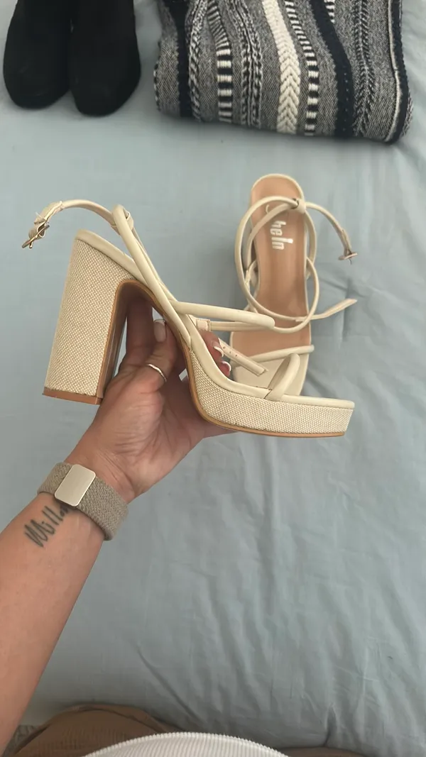 Nude chunky heels Tan Size 7 - Image 6