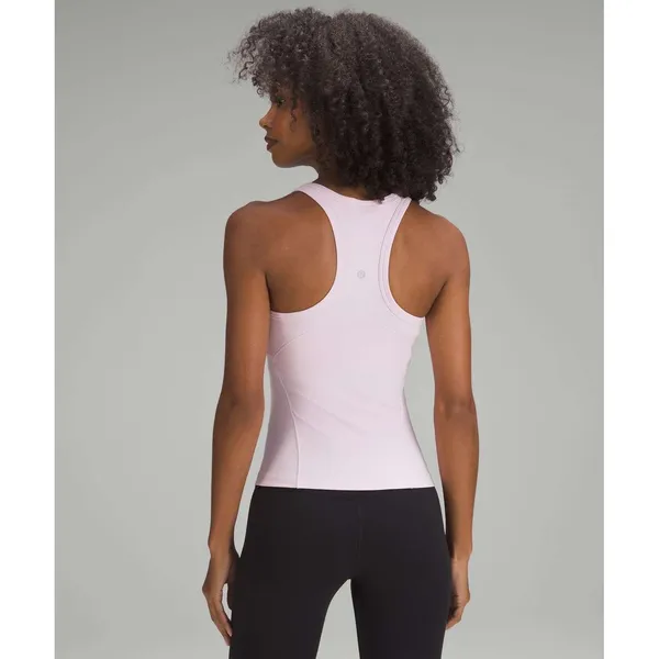 Lululemon Align Waist-Length Racerback Tank Top Pink W1DSPS Size 8 - Image 2