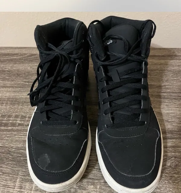 Women’s high top Adidas Black 9.5 - Image 5